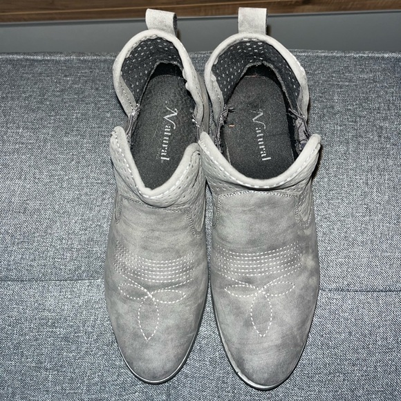 Women’s Gray Booties - Picture 4 of 4